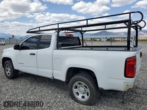 2021 Chevrolet Colorado 2WD Work Truck with VIN 1GCHSBEN4M1204720, listed as a Copart auction lot 46261415 with 124,172 mi miles and Salvage title. Bid and sale history available at DreamBid. Image 2.