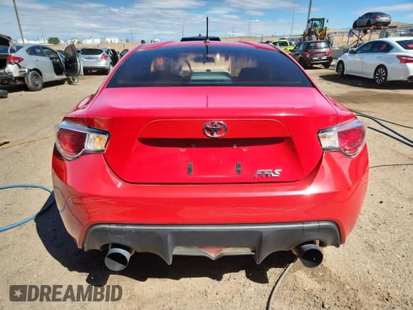 2013 Scion FR-S с VIN JF1ZNAA18D1734509, выставлен на аукционе Copart как лот 81254185 с пробегом 53 630 миль миль и Списание • Salvage title. История ставок и продаж доступна на DreamBid. Изображение 6.