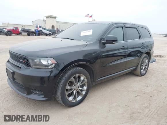 2019 Dodge Durango GT Plus with VIN 1C4RDHDG9KC803179, listed as a IAAI auction lot 41626327 with 110,411 mi miles and . Bid and sale history available at DreamBid. Image 2.