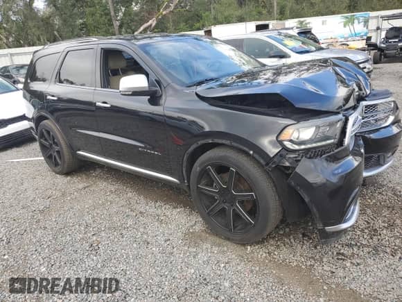 2016 Dodge Durango Citadel z VIN 1C4RDHEG3GC441856, wystawiony jako Copart lot #87012834 z przebiegiem 120 075 mil mil oraz Szkoda całkowita • Salvage title. Historia ofert i sprzedaży dostępna na DreamBid. Obrazek 4.
