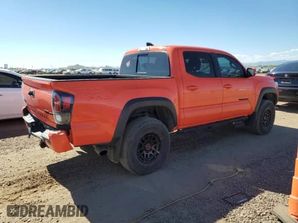 2023 Toyota Tacoma SR with VIN 3TYCZ5AN3PT143823, listed as a Copart auction lot 85505935 with 41,858 mi miles and Salvage title. Bid and sale history available at DreamBid. Image 3.
