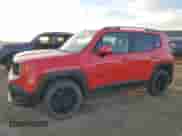 2017 Jeep Renegade Latitude with VIN ZACCJBBB1HPG63782, listed as a Copart auction lot 87166615 with 121,428 mi miles and Salvage title. Bid and sale history available at DreamBid. Image 1.