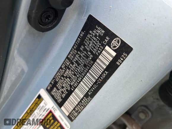 2009 Toyota Camry with VIN 4T1BE46K59U866336, listed as a Copart auction lot 87107625 with 84,154 mi miles and Clean title. Bid and sale history available at DreamBid. Image 10.