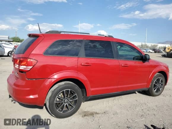2018 Dodge Journey SE z VIN 3C4PDCAB0JT536052, wystawiony jako Copart lot #70059575 z przebiegiem 72 596 mil mil oraz Szkoda całkowita • Salvage title. Historia ofert i sprzedaży dostępna na DreamBid. Obrazek 3.