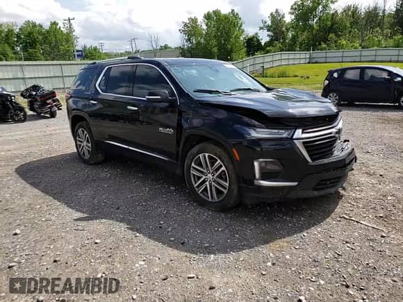 2023 Chevrolet Traverse High Country with VIN 1GNERNKW6PJ326424, listed as a Copart auction lot 56937284 with 6,340 mi miles and Salvage title. Bid and sale history available at DreamBid. Image 12.