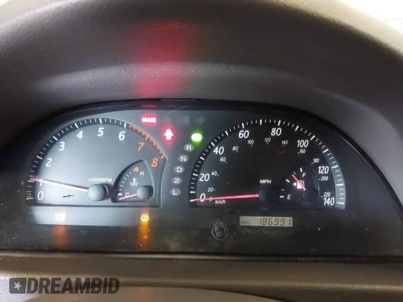 2004 Toyota Camry LE with VIN JTDBE32K540268784, listed as a IAAI auction lot 42420863 with 186,991 mi miles and . Bid and sale history available at DreamBid. Image 7.