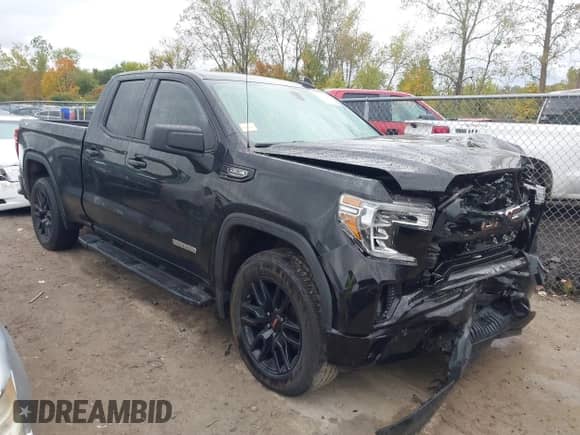 2020 GMC Sierra 1500 Elevation with VIN 1GTR9CED2LZ245375, listed as a IAAI auction lot 43382440 with 83,159 mi miles and . Bid and sale history available at DreamBid. Image 1.