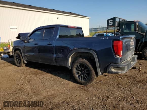 2020 GMC Sierra 1500 Elevation with VIN 1GTR9CED2LZ195058, listed as a Copart auction lot 69652315 with 110,742 mi miles and Salvage title. Bid and sale history available at DreamBid. Image 2.