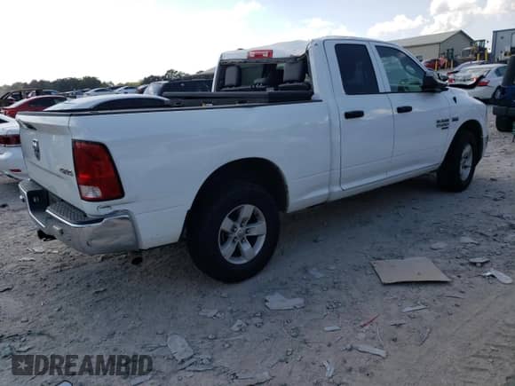 2023 Ram 1500 Tradesman z VIN 1C6RR7FTXPS542235, wystawiony jako Copart lot #70631545 z przebiegiem 66 573 mil mil oraz Szkoda całkowita • Salvage title. Historia ofert i sprzedaży dostępna na DreamBid. Obrazek 3.