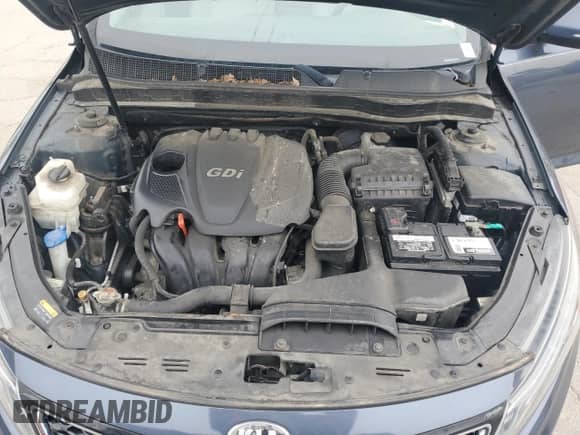 2015 Kia Optima LX with VIN KNAGM4A71F5562360, listed as a Copart auction lot 81652095 with 105,069 mi miles and Salvage title. Bid and sale history available at DreamBid. Image 11.