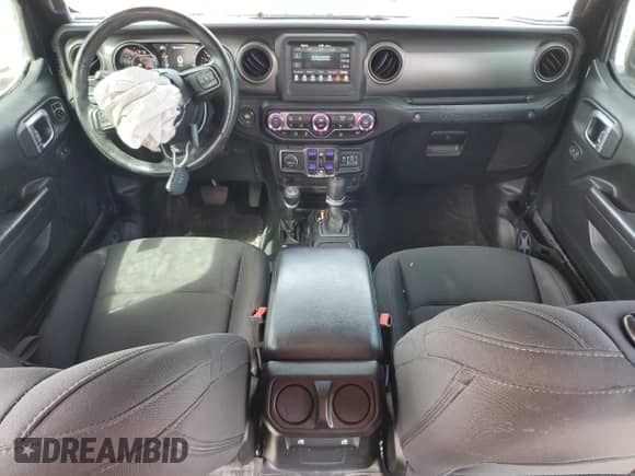 2021 Jeep Wrangler Unlimited Willys Sport with VIN 1C4HJXDG6MW612643, listed as a Copart auction lot 70322995 with 90,332 mi miles and Salvage title. Bid and sale history available at DreamBid. Image 8.