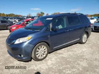 2011 Toyota Sienna XLE with VIN 5TDDK3DCXBS028275, listed as a Copart auction lot 86716735 with 171,466 mi miles and Clean title. Bid and sale history available at DreamBid. Image 1.