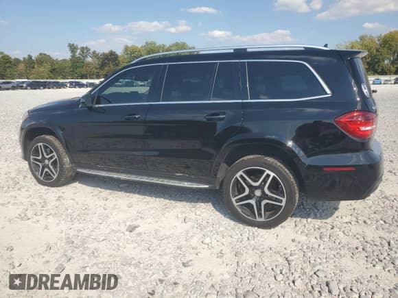 2017 Mercedes-Benz GLS 550 with VIN 4JGDF7DE9HA811649, listed as a Copart auction lot 80461305 with 107,483 mi miles and Clean title. Bid and sale history available at DreamBid. Image 2.