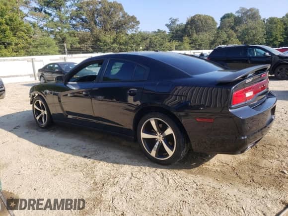 2014 Dodge Charger SXT with VIN 2C3CDXHGXEH369015, listed as a Copart auction lot 71602295 with 201,182 mi miles and Salvage title. Bid and sale history available at DreamBid. Image 2.