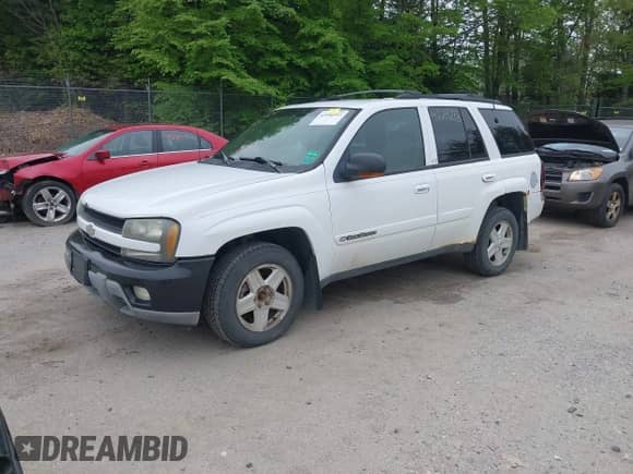 2002 Chevrolet TrailBlazer LTZ z VIN 1GNDT13S622278069, wystawiony jako IAAI lot #42296553 z przebiegiem 144 037 mil mil oraz . Historia ofert i sprzedaży dostępna na DreamBid. Obrazek 2.