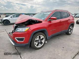 2019 Jeep Compass Limited with VIN 3C4NJCCB5KT660087, listed as a Copart auction lot 70123665 with 98,500 mi miles and Salvage title. Bid and sale history available at DreamBid. Image 1.