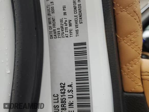 2024 Jeep Grand Cherokee Summit with VIN 1C4RJKET8R8514342, listed as a Copart auction lot 81225444 with 1,040 mi miles and Clean title. Bid and sale history available at DreamBid. Image 13.