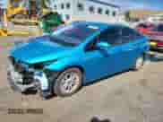 2020 Toyota Prius LE with VIN JTDKARFP5L3149408, listed as a Copart auction lot 70762595 with 56,249 mi miles and Salvage title. Bid and sale history available at DreamBid. Image 1.