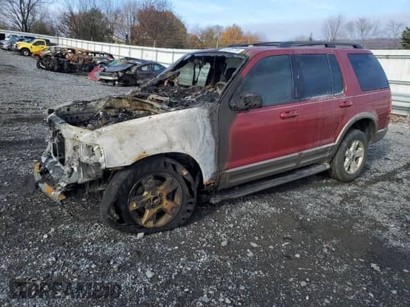 2003 Ford Explorer Eddie Bauer z VIN 1FMZU74K63UB65107, wystawiony jako Copart lot #80965724 z przebiegiem Nie podano mil oraz Szkoda całkowita • Salvage title. Historia ofert i sprzedaży dostępna na DreamBid. Obrazek 1.
