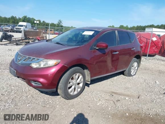 2012 Nissan Murano SV с VIN JN8AZ1MU1CW104967, выставлен на аукционе IAAI как лот 43205457 с пробегом 200 465 миль миль и . История ставок и продаж доступна на DreamBid. Изображение 2.