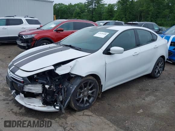 2013 Dodge Dart SXT with VIN 1C3CDFBA1DD143360, listed as a IAAI auction lot 42529408 with 46,818 mi miles and . Bid and sale history available at DreamBid. Image 2.