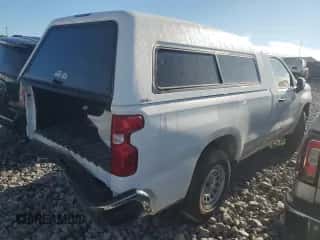 2024 Chevrolet Silverado 1500 Work Truck z VIN 3GCNAAEK9RG334491, wystawiony jako Copart lot #81445135 z przebiegiem 19 359 mil mil oraz Szkoda całkowita • Salvage title. Historia ofert i sprzedaży dostępna na DreamBid. Obrazek 3.