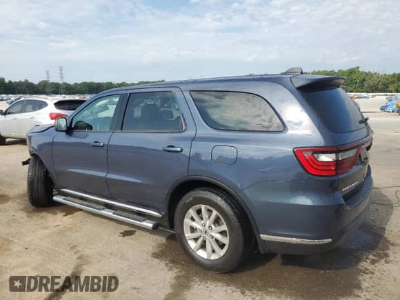 2021 Dodge Durango SXT with VIN 1C4RDHAG8MC789816, listed as a Copart auction lot 67744205 with 42,123 mi miles and Salvage title. Bid and sale history available at DreamBid. Image 2.