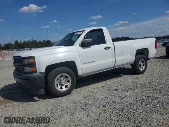 2014 Chevrolet Silverado 1500 Work Truck with VIN 1GCNCPEC8EZ412551, listed as a Copart auction lot 71687765 with 167,751 mi miles and Salvage title. Bid and sale history available at DreamBid. Image 1.