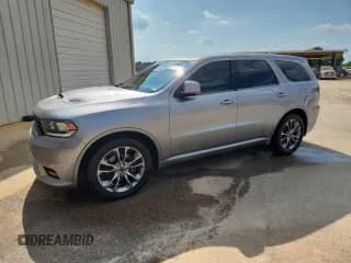 2020 Dodge Durango R/T with VIN 1C4SDHCT1LC154821, listed as a Copart auction lot 80117675 with 102,647 mi miles and Salvage title. Bid and sale history available at DreamBid. Image 1.
