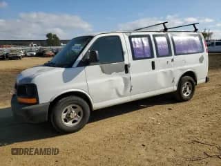 2004 Chevrolet Express Cargo с VIN 1GCFG15X841140041, выставлен на аукционе Copart как лот 41651635 с пробегом 171 503 миль миль и Списание • Salvage title. История ставок и продаж доступна на DreamBid. Изображение 1.