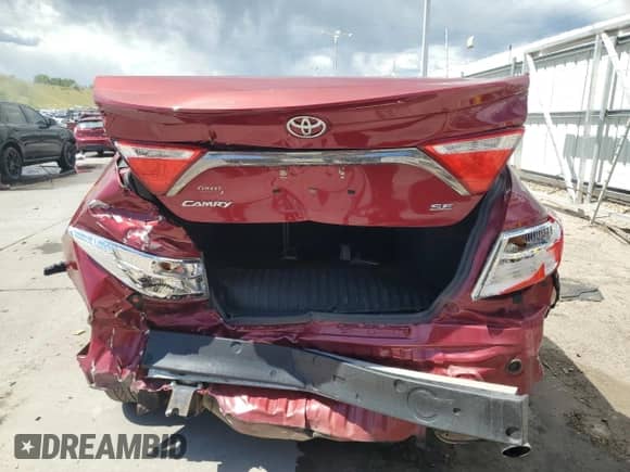 2015 Toyota Camry SE with VIN 4T1BF1FK3FU885362, listed as a Copart auction lot 63767645 with 107,364 mi miles and Salvage title. Bid and sale history available at DreamBid. Image 6.
