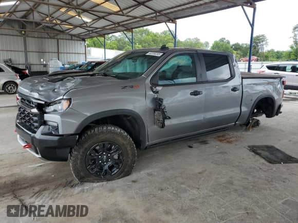 2023 Chevrolet Silverado 1500 ZR2 с VIN 3GCUDHEL0PG159923, выставлен на аукционе Copart как лот 60209285 с пробегом 23 820 миль миль и Списание • Salvage title. История ставок и продаж доступна на DreamBid. Изображение 1.