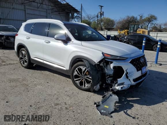 2019 Hyundai Santa Fe Limited z VIN 5NMS53AA0KH063542, wystawiony jako Copart lot #86742474 z przebiegiem 79 929 mil mil oraz Szkoda całkowita • Salvage title. Historia ofert i sprzedaży dostępna na DreamBid. Obrazek 4.