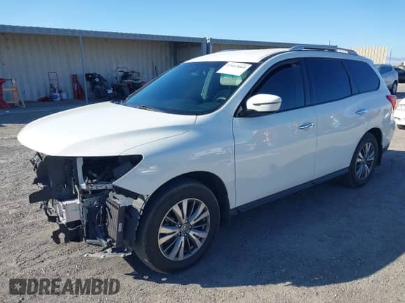 2020 Nissan Pathfinder S z VIN 5N1DR2AN2LC630730, wystawiony jako IAAI lot #43412060 z przebiegiem 50 394 mil mil oraz . Historia ofert i sprzedaży dostępna na DreamBid. Obrazek 2.