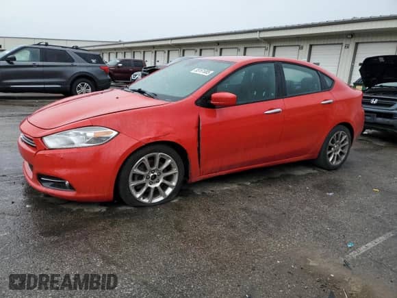 2016 Dodge Dart SXT Sport Blacktop with VIN 1C3CDFFA8GD815963, listed as a Copart auction lot 85161685 with 236,834 mi miles and Salvage title. Bid and sale history available at DreamBid. Image 1.