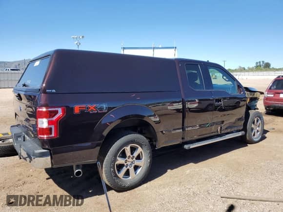2018 Ford F-150 XL with VIN 1FTFX1E56JKD68401, listed as a Copart auction lot 82089035 with 41,695 mi miles and Salvage title. Bid and sale history available at DreamBid. Image 3.