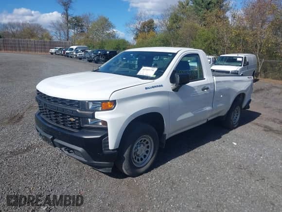 2019 Chevrolet Silverado 1500 Work Truck z VIN 3GCNYAEH4KG250794, wystawiony jako IAAI lot #43355738 z przebiegiem 45 132 mil mil oraz . Historia ofert i sprzedaży dostępna na DreamBid. Obrazek 19.