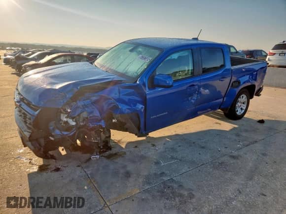 2022 Chevrolet Colorado 2WD LT с VIN 1GCGSCEA0N1300828, выставлен на аукционе Copart как лот 70696515 с пробегом 31 777 миль миль и Списание • Salvage title. История ставок и продаж доступна на DreamBid. Изображение 1.