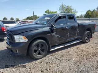 2015 Ram 1500 ST with VIN 1C6RR7FT5FS656108, listed as a Copart auction lot 80458625 with 152,053 mi miles and Salvage title. Bid and sale history available at DreamBid. Image 1.