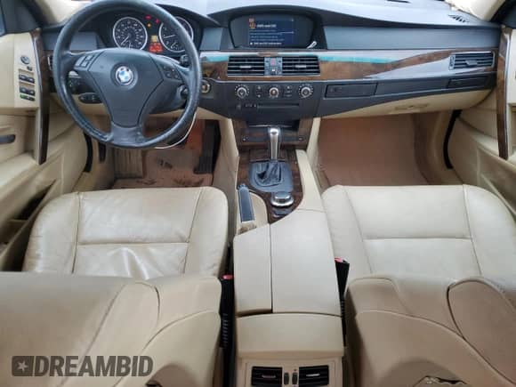2006 BMW 5 Series 530xi with VIN WBANF73596CG69475, listed as a Copart auction lot 46598545 with 215,684 mi miles and Salvage title. Bid and sale history available at DreamBid. Image 8.