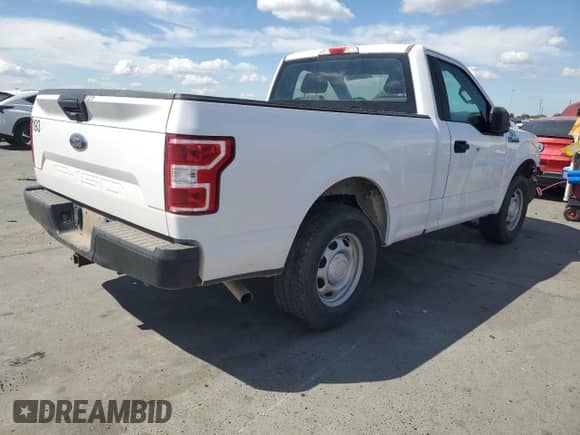 2020 Ford F-150 XL with VIN 1FTMF1CB2LKE26414, listed as a Copart auction lot 70693575 with 102,623 mi miles and Salvage title. Bid and sale history available at DreamBid. Image 3.