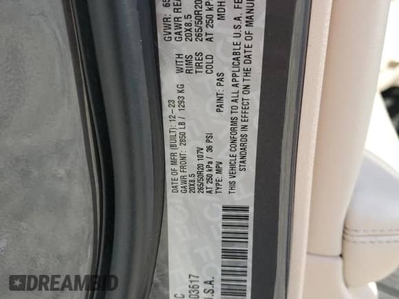 2024 Jeep Grand Cherokee Limited with VIN 1C4RJKBG0R8503617, listed as a Copart auction lot 86267385 with 18,972 mi miles and Salvage title. Bid and sale history available at DreamBid. Image 14.