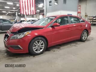 2017 Hyundai Sonata 2.4L with VIN 5NPE24AF4HH580622, listed as a Copart auction lot 89442835 with 120,916 mi miles and Salvage title. Bid and sale history available at DreamBid. Image 1.