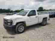 2014 Chevrolet Silverado 1500 Work Truck z VIN 1GCNCPEC4EZ353787, wystawiony jako Copart lot #53363125 z przebiegiem 278 296 mil mil oraz Szkoda całkowita • Salvage title. Historia ofert i sprzedaży dostępna na DreamBid. Obrazek 1.