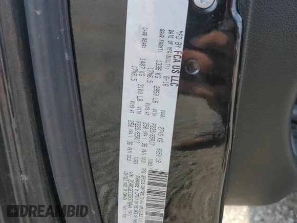 2016 Dodge Grand Caravan R/T with VIN 2C4RDGEG3GR370644, listed as a Copart auction lot 64564875 with 94,412 mi miles and Salvage title. Bid and sale history available at DreamBid. Image 13.