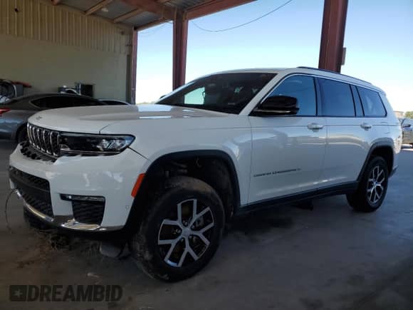 2024 Jeep Grand Cherokee Limited с VIN 1C4RJKBG0R8507473, выставлен на аукционе Copart как лот 89508305 с пробегом 49 812 миль миль и Списание • Salvage title. История ставок и продаж доступна на DreamBid. Изображение 1.