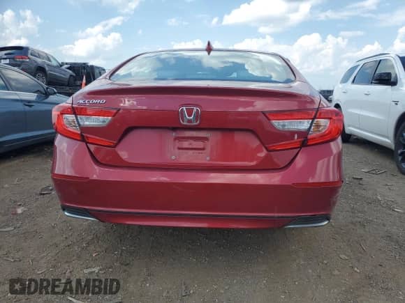 2018 Honda Accord EX-L with VIN 1HGCV1F6XJA196820, listed as a Copart auction lot 62221035 with 80,202 mi miles and Salvage title. Bid and sale history available at DreamBid. Image 6.