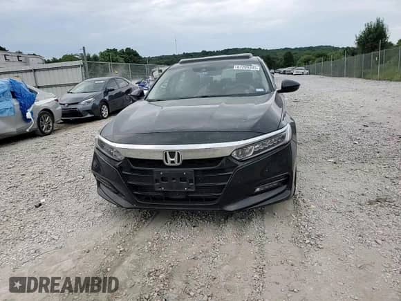 2018 Honda Accord EX-L with VIN 1HGCV2F56JA049259, listed as a Copart auction lot 67209345 with 77,686 mi miles and Salvage title. Bid and sale history available at DreamBid. Image 13.