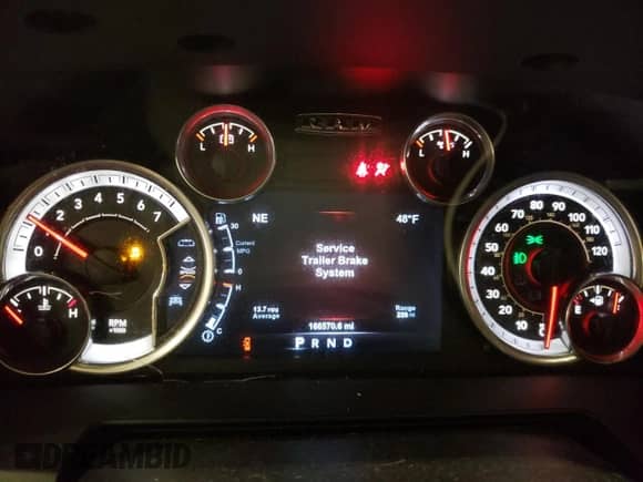 2015 Ram 1500 Sport with VIN 1C6RR7UT9FS777467, listed as a Copart auction lot 51936165 with 166,570 mi miles and Salvage title. Bid and sale history available at DreamBid. Image 9.