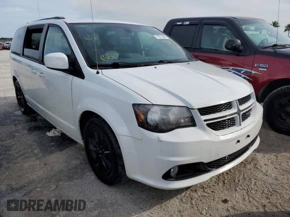 2019 Dodge Grand Caravan GT with VIN 2C4RDGEG5KR737150, listed as a Copart auction lot 77871884 with Not provided miles and Non repairable. Bid and sale history available at DreamBid. Image 4.